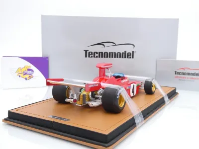 Preview: Tecnomodel TM18-411A # Ferrari 312B3-73 F1 #4 Austrian GP 1973 " Arturo Merzario " 1:18