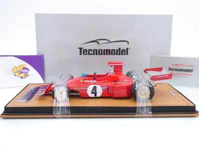 Preview: Tecnomodel TM18-411A # Ferrari 312B3-73 F1 #4 Austrian GP 1973 " Arturo Merzario " 1:18