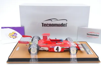 Preview: Tecnomodel TM18-411A # Ferrari 312B3-73 F1 #4 Austrian GP 1973 " Arturo Merzario " 1:18