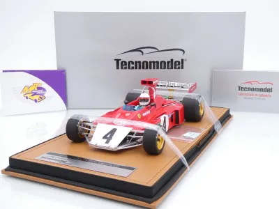 Tecnomodel TMD18-412C # Ferrari 312B3-73 F1 #4 Kanada GP 1973 " Arturo Merzario " 1:18