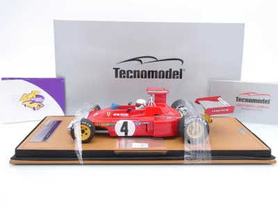 Preview: Tecnomodel TMD18-412C # Ferrari 312B3-73 F1 #4 Kanada GP 1973 " Arturo Merzario " 1:18