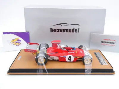 Preview: Tecnomodel TMD18-412C # Ferrari 312B3-73 F1 #4 Kanada GP 1973 " Arturo Merzario " 1:18