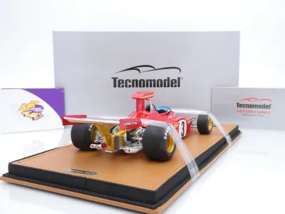 Preview: Tecnomodel TMD18-412B # Ferrari 312B3-73 F1 #3 Italy GP 1973 " Jacky Ickx " 1:18