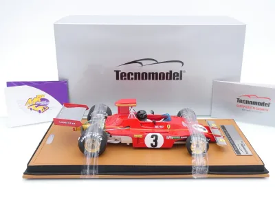 Preview: Tecnomodel TMD18-412B # Ferrari 312B3-73 F1 #3 Italy GP 1973 " Jacky Ickx " 1:18