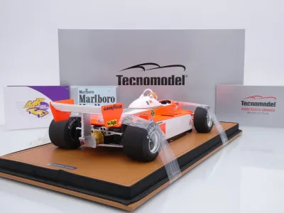 Preview: Tecnomodel TMD18-421D # Alfa Romeo 179 F1 #23 Monaco GP 1980 " Bruno Giacomelli " 1:18