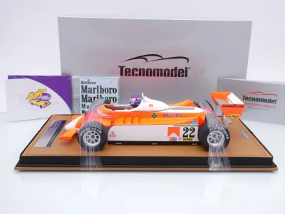 Preview: Tecnomodel TMD18-421C # Alfa Romeo 179 F1 #22 Monaco GP 1980 " Patrick Depailler " 1:18