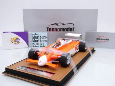 Tecnomodel TMD18-421B # Alfa Romeo 179 F1 #23 USA GP 1980 " Bruno Giacomelli " 1:18