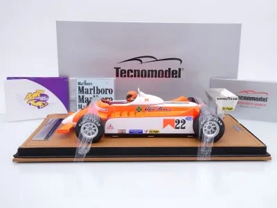 Preview: Tecnomodel TMD18-421A # Alfa Romeo 179 F1 #22 Dutch GP 1980 " Vittorio Brambilla " 1:18