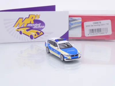 Preview: Herpa 098878 # BMW 5er (G31) Touring Einsatzwagen " Polizei Bayern " 1:87