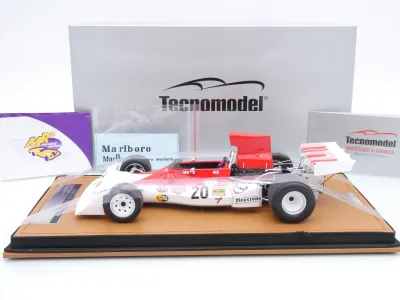 Preview: Tecnomodel TM18-296C # BRM P160E F1 #20 4th Kanada GP 1973 " Jean-Pierre Beltoise " 1:18