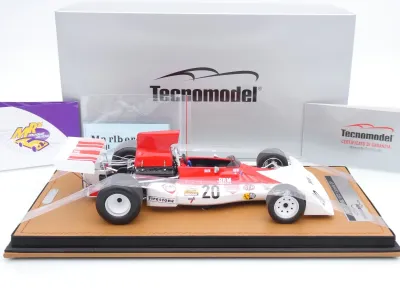 Preview: Tecnomodel TM18-296C # BRM P160E F1 #20 4th Kanada GP 1973 " Jean-Pierre Beltoise " 1:18
