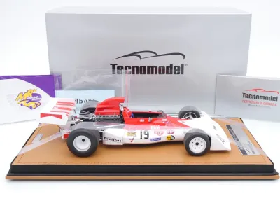 Preview: Tecnomodel TM18-296A # BRM P160E F1 #19 Deutschland GP 1973 " Clay Regazzoni " 1:18