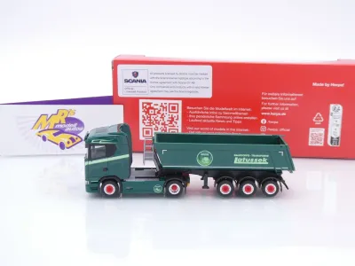Preview: Herpa 320337 # Scania CS 20 ND Rundmulden-Sattelzug " Latussek Transporte " 1:87