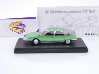 Preview: Autocult 06066-2 # BMC 1800 Pininfarina Aerodinamica Baujahr 1967 " grünmetallic " 1:43