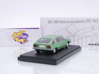 Preview: Autocult 06066-2 # BMC 1800 Pininfarina Aerodinamica Baujahr 1967 " grünmetallic " 1:43
