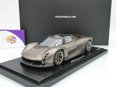 Spark WAP0218040SMIS # Porsche Mission X Baujahr 2023 " Rocket Metallic " 1:18