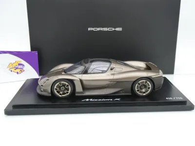 Preview: Spark WAP0218040SMIS # Porsche Mission X Baujahr 2023 " Rocket Metallic " 1:18