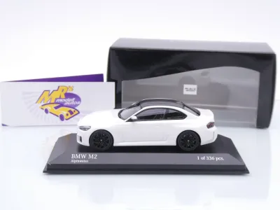 Preview: Minichamps 410023122 # BMW M2 (G87) Baujahr 2023 " Alpineweiß " 1:43