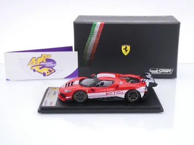 Preview: Look Smart LSRC181 # Ferrari 296 GT3 Challenge #32 Launch Version 2023 " Ferrarirot-weiß " 1:43