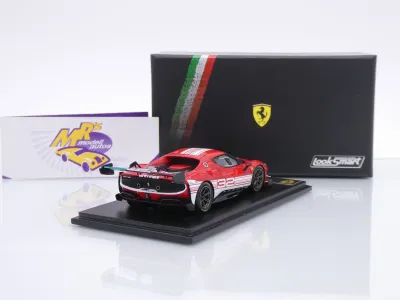 Preview: Look Smart LSRC181 # Ferrari 296 GT3 Challenge #32 Launch Version 2023 " Ferrarirot-weiß " 1:43