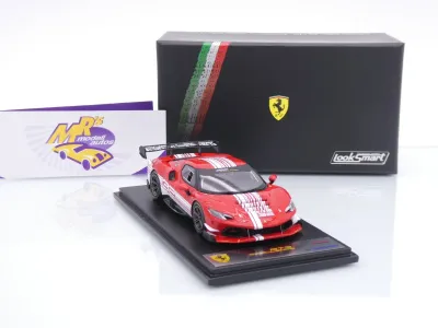 Preview: Look Smart LSRC181 # Ferrari 296 GT3 Challenge #32 Launch Version 2023 " Ferrarirot-weiß " 1:43