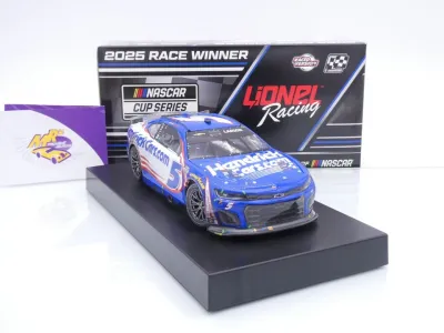 Lionel Racing WX52523HENKLZ # Chevrolet Camaro NASCAR 2025 " Kyle Larson - HendrickCars.com Homestead Miami Win " 1:24