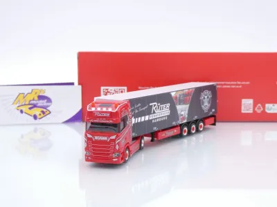 Herpa 320689 # Scania CS 20 HD Kühlkoffer-Sattelzug " Rüter Fernverkehr " 1:87