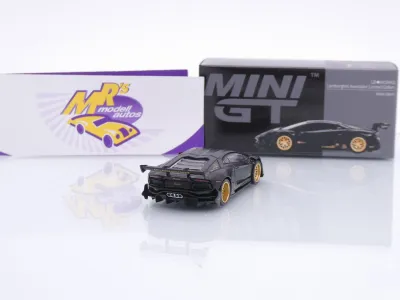 Preview: TSM MINI GT MGT01087-L # Lamborghini Aventador black " Liberty Walk 2025 " 1:64