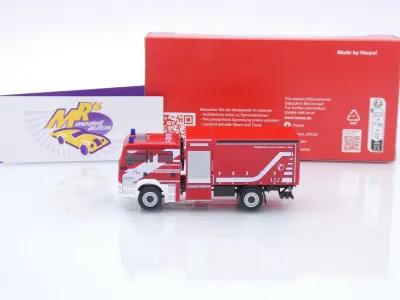 Preview: Herpa 098861 # MAN TGM M Mehrzweckgerätewagen (MzGW) " Feuerwehr Fraport " 1:87