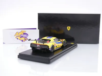 Preview: BBR Models CS017 # Ferrari 296 GT3 #81 6th 24h Daytona 2025 " Dragonspeed " 1:43