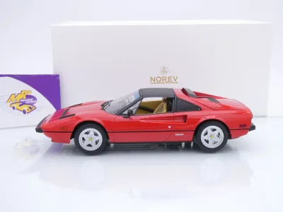 Preview: Norev 187930 # Ferrari 308 GTS Baujahr 1982 " TV Serie Magnum / rot " 1:18