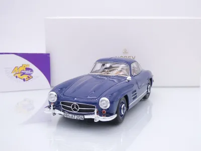 Norev 183852 # Mercedes-Benz 300 SL Flügeltürer Baujahr 1954 " dunkelblau " 1:18