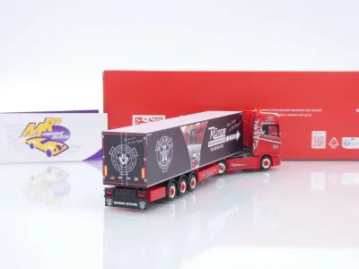 Preview: Herpa 320689 # Scania CS 20 HD Kühlkoffer-Sattelzug " Rüter Fernverkehr " 1:87