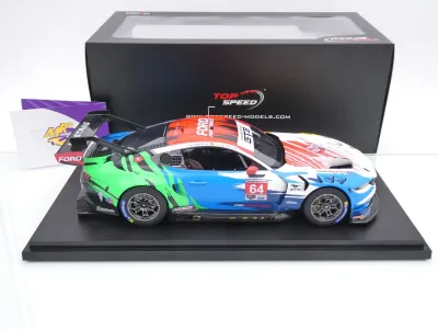 Preview: Top Speed TS0602 # Ford Mustang GT3 Laguna Seca 2024 " Team Multimatic Motorsports Tribute " 1:18