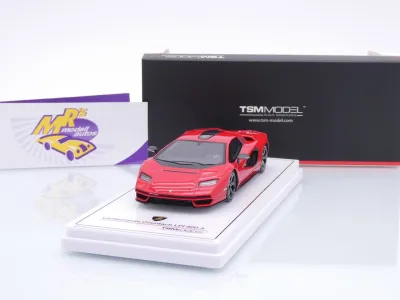 TSM Models 430782 # Lamborghini Countach LPI800-4 Baujahr 2023 " Rosso Mars " 1:43