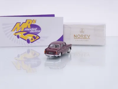 Preview: Norev 474451 # Peugeot 404 Limousine Baujahr 1968 " Algue Brune " 1:87