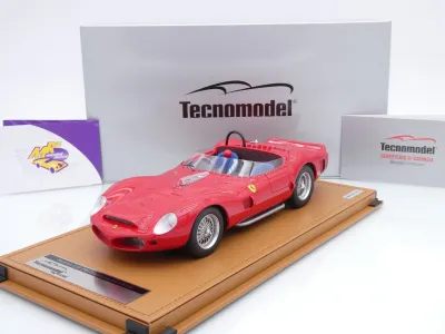 Tecnomodel TM18-232F # Ferrari 330 TRI Press Version 1962 " Rosso Corsa " 1:18