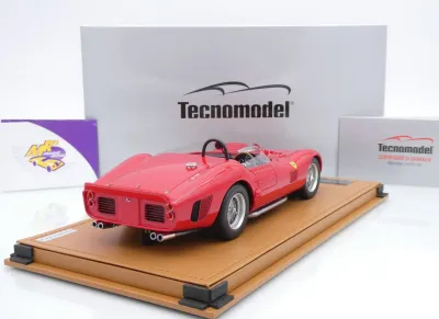 Preview: Tecnomodel TM18-232F # Ferrari 330 TRI Press Version 1962 " Rosso Corsa " 1:18