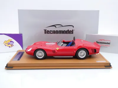 Preview: Tecnomodel TM18-232F # Ferrari 330 TRI Press Version 1962 " Rosso Corsa " 1:18