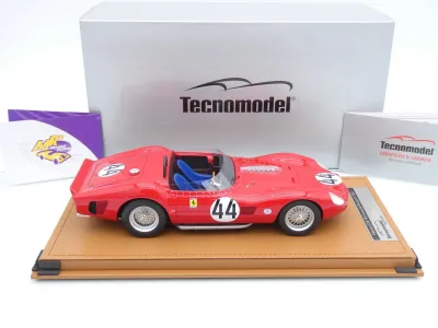 Preview: Tecnomodel TM18-232E # Ferrari 330 TRI #44 Mosport 1962 " NART  Rodriguez " 1:18