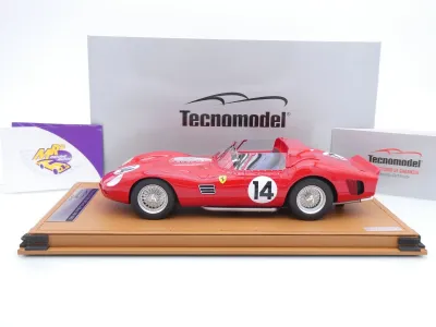 Preview: Tecnomodel TM18-232D # Ferrari 330 TRI-LM #14 24h Le Mans 1962 " Parkes " 1:18