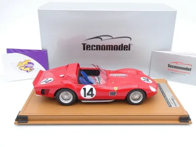 Preview: Tecnomodel TM18-232D # Ferrari 330 TRI-LM #14 24h Le Mans 1962 " Parkes " 1:18