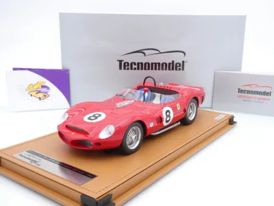 Tecnomodel TM18-232C # Ferrari 330 TRI-LM Bridghampton 1962 " Rodriguez " 1:18