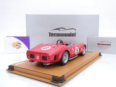 Preview: Tecnomodel TM18-232C # Ferrari 330 TRI-LM Bridghampton 1962 " Rodriguez " 1:18