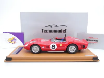 Preview: Tecnomodel TM18-232C # Ferrari 330 TRI-LM Bridghampton 1962 " Rodriguez " 1:18