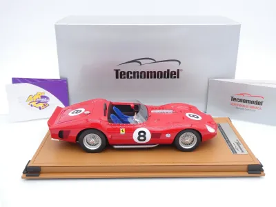 Preview: Tecnomodel TM18-232C # Ferrari 330 TRI-LM Bridghampton 1962 " Rodriguez " 1:18