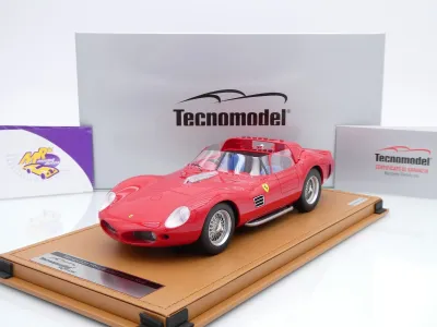 Tecnomodel TM18-232A # Ferrari 330 TRI-LM Press Version 1962 " Rosso " 1:18