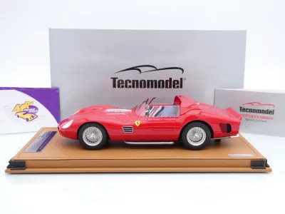 Preview: Tecnomodel TM18-232A # Ferrari 330 TRI-LM Press Version 1962 " Rosso " 1:18