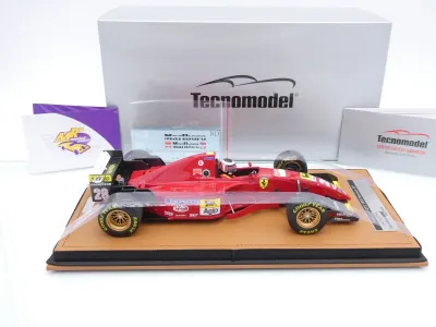Preview: Tecnomodel TMD18-333B # Ferrari 412 T2 F1 #28 3rd Monaco GP 1995 " Gerhard Berger " 1:18