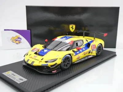 BBR Models CS18014 # Ferrari 296 GT3 #81 24h Daytona 2025 " Team Dragonspeed " 1:18